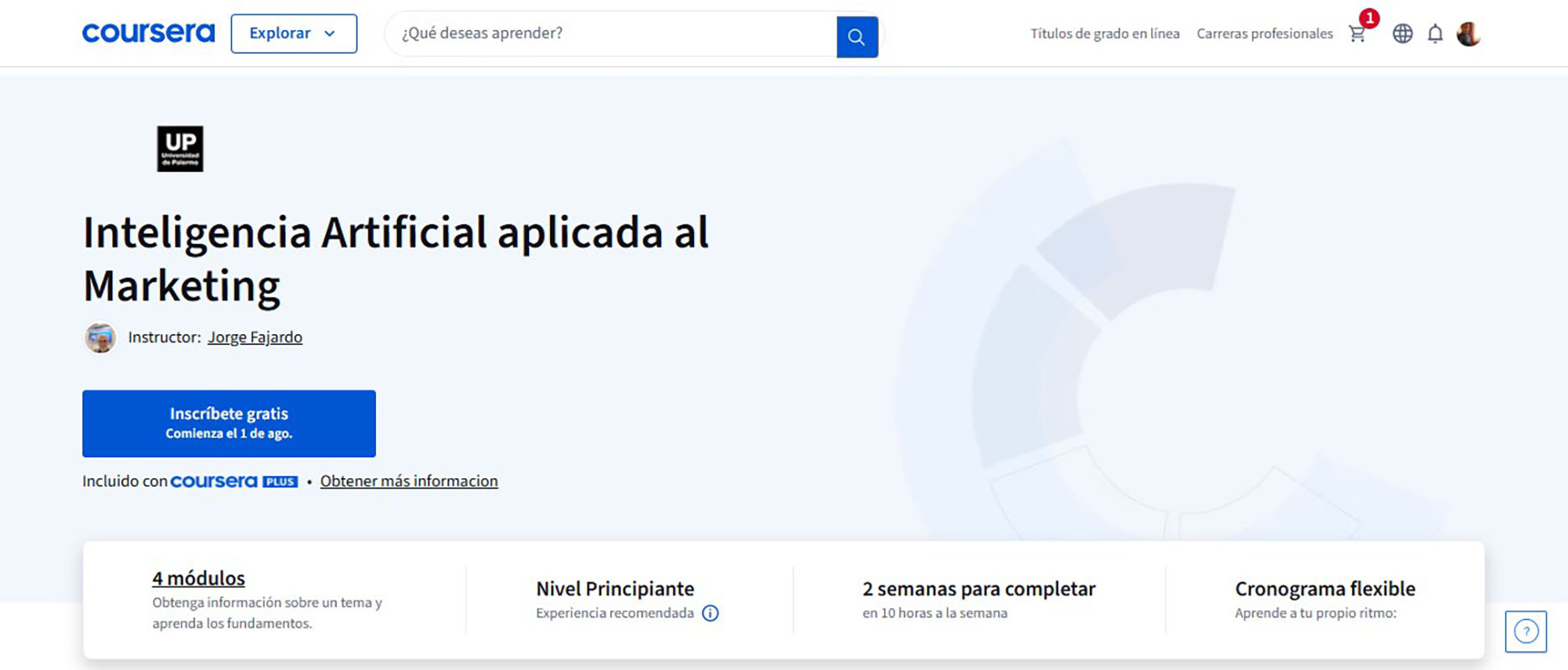 los mejores cursos de IA para Principiantes