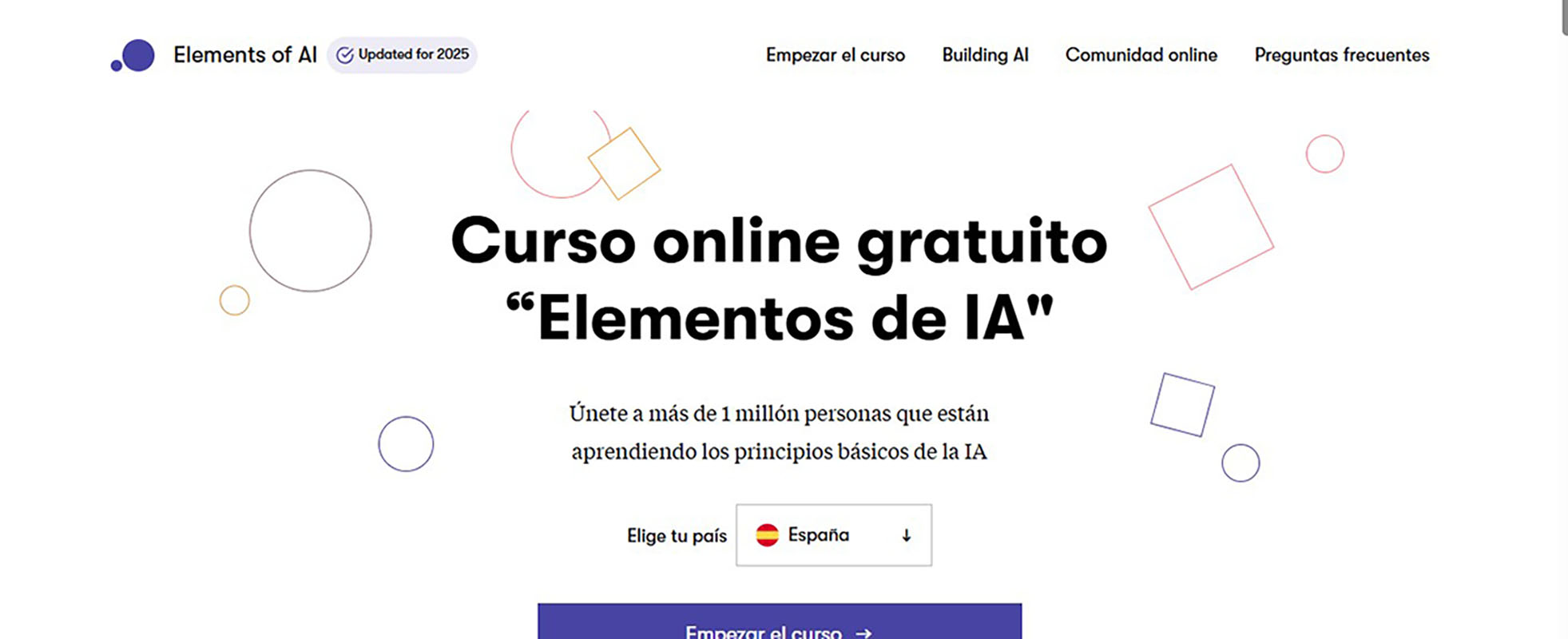 los mejores cursos de IA para Principiantes