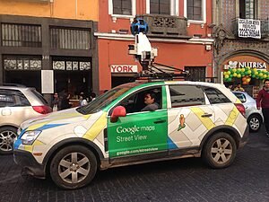Google Maps 2025. Street view car
