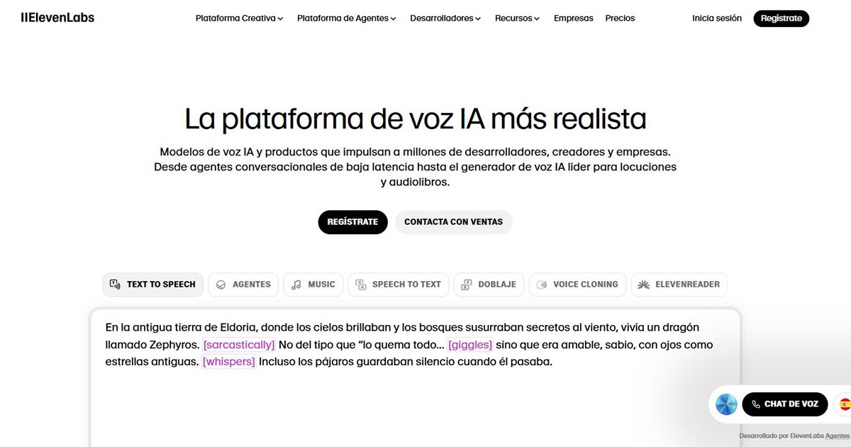 Mejores Herramientas de IA Para Marketing_ElevenLabs