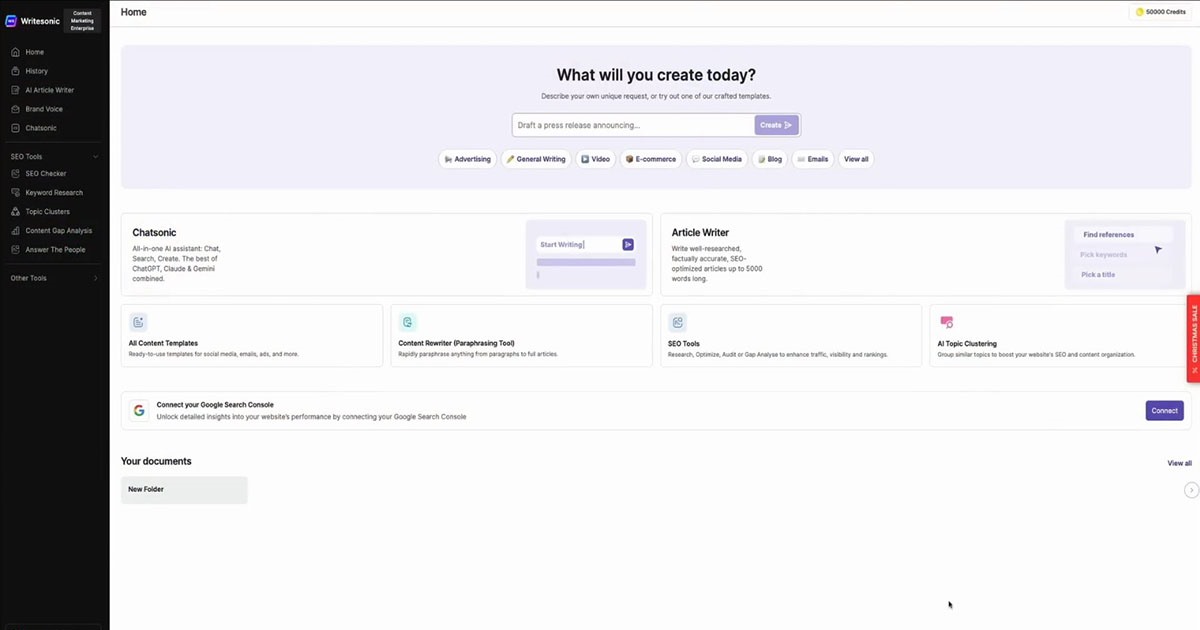 Mejores Herramientas de IA Para Marketing_Writesonic