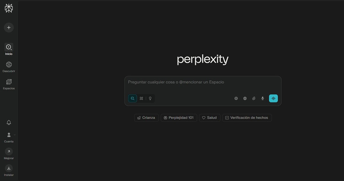 Mejores herramientas de IA para SEO_Perplexity AI
