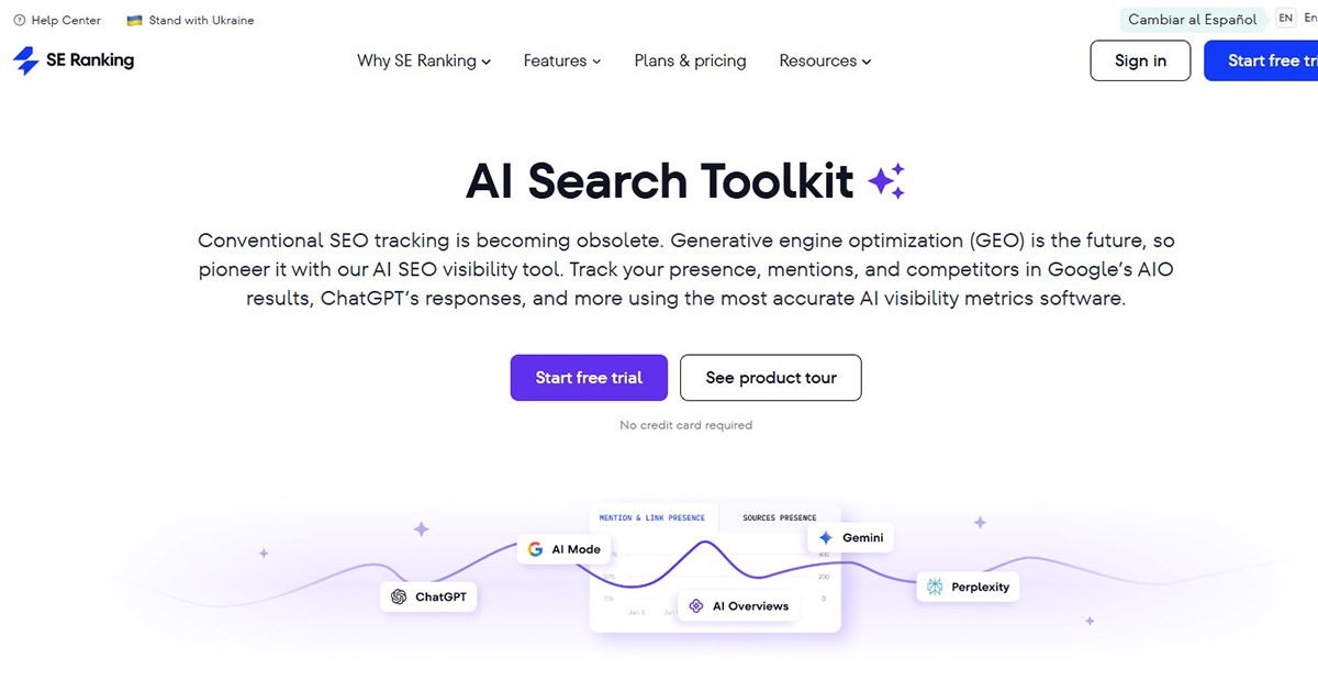 Mejores herramientas de IA para SEO_SE Ranking