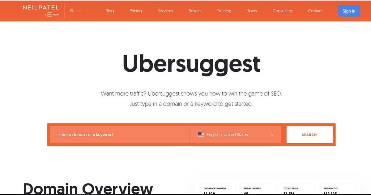 Mejores herramientas de IA para SEO_Ubbersugest