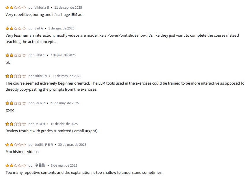 comentarios negativos curso de introduccion a la IA de IBM.jpg