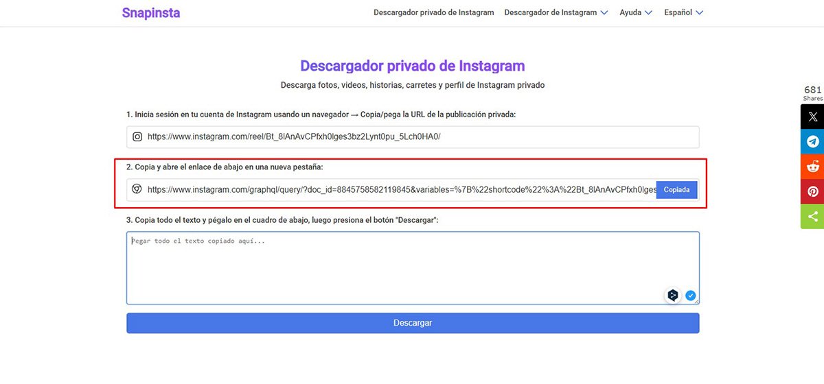 Descargar reels de Instagram - Cómo Descargar Reel de Instagram Privado