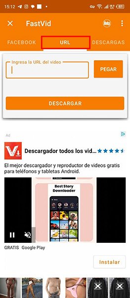 Cómo descargar reels de Facebook Desde una App en Dispositivo Móvil