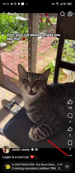 Cómo descargar reels de Facebook Desde una App en Dispositivo Móvil