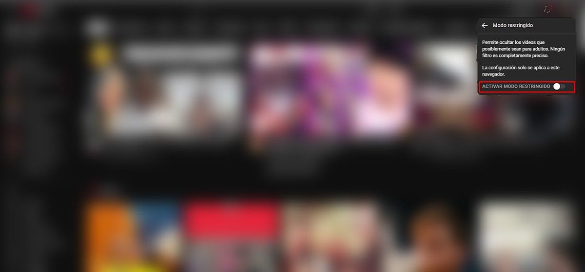 Iniciar sesion en Youtube - Desactivar Modo Restringido en YouTube