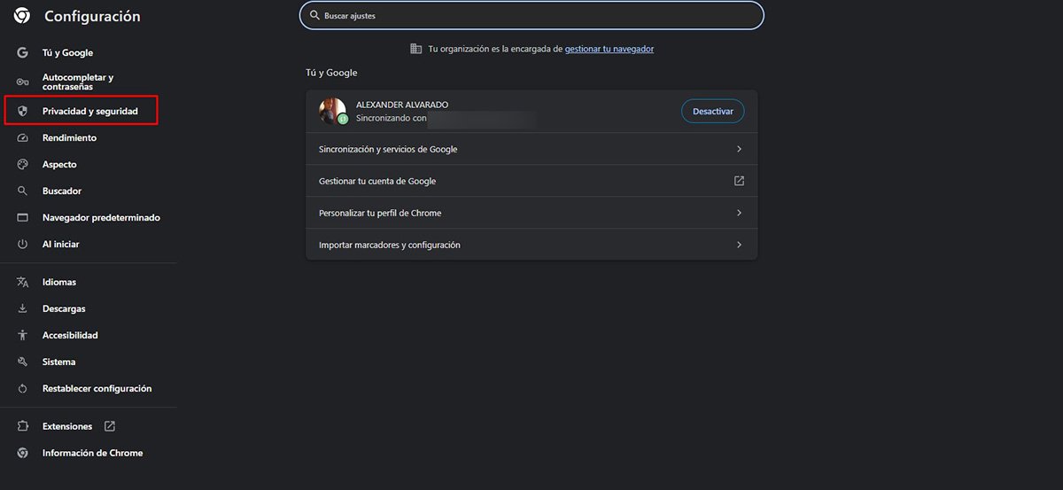 Iniciar sesion en Youtube - Eliminar Cache y Datos del navegador