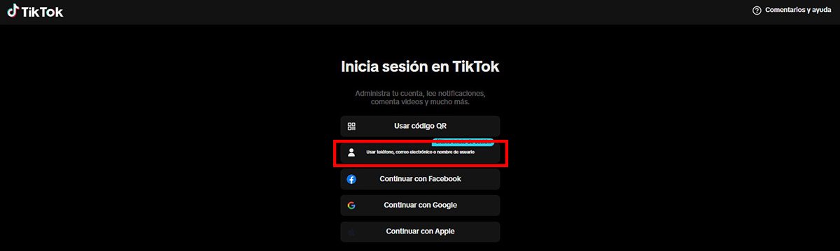 Tiktok Login Pasos Para Iniciar Sesión Desde la Web