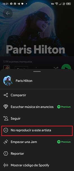 Eliminar Artistas o Playlists Recomendados en la Página de Inicio de Spotify